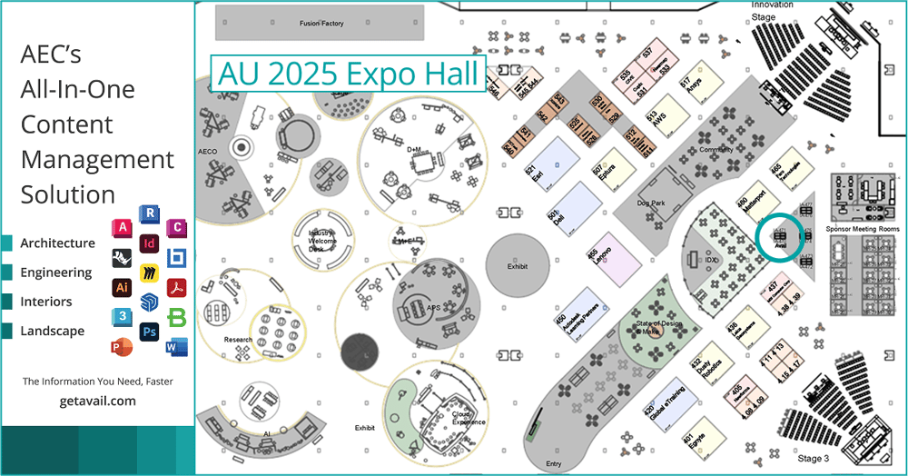 We will be back on the AU 2025 Expo floor this year, stationed in Innovators Alley at booth IA-470 (near IDX between Stage 3 and Innovation Stage). Please drop by any of the times above to say hello and learn more about AVAIL.