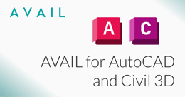 AVAIL for AutoCAD and Civil 3D