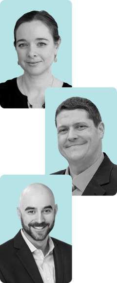 Panelists Alexandra Pollock, Thornton Tomasetti / Matthew Anderle, AECOM / Stephen Germano, IMEG