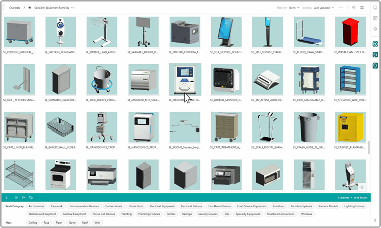 ARCHSOL’s asset libraries are continually growing and changing. Travis has designed a colored-coded system to assist the firm’s team of designers and engineers to visually navigate to vetted content that is current and accurate.